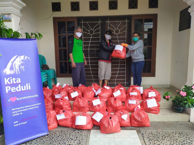 Bantuan sembako utk Janda Pdt