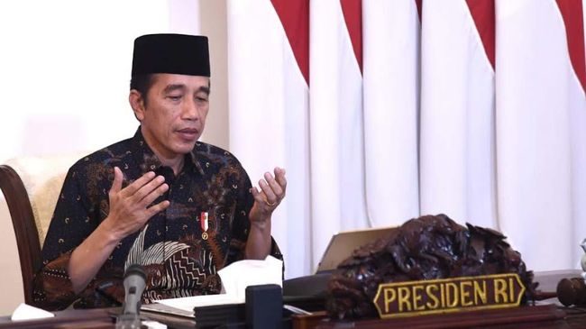 Presiden Jokowi dan Tokoh Agama Berdoa Bagi Bangsa