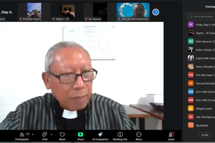 Ketua MS GPIB Pimpin Doa Bersama bagi Bencana di Aceh, Sumut, Sumbar dan Lumajang