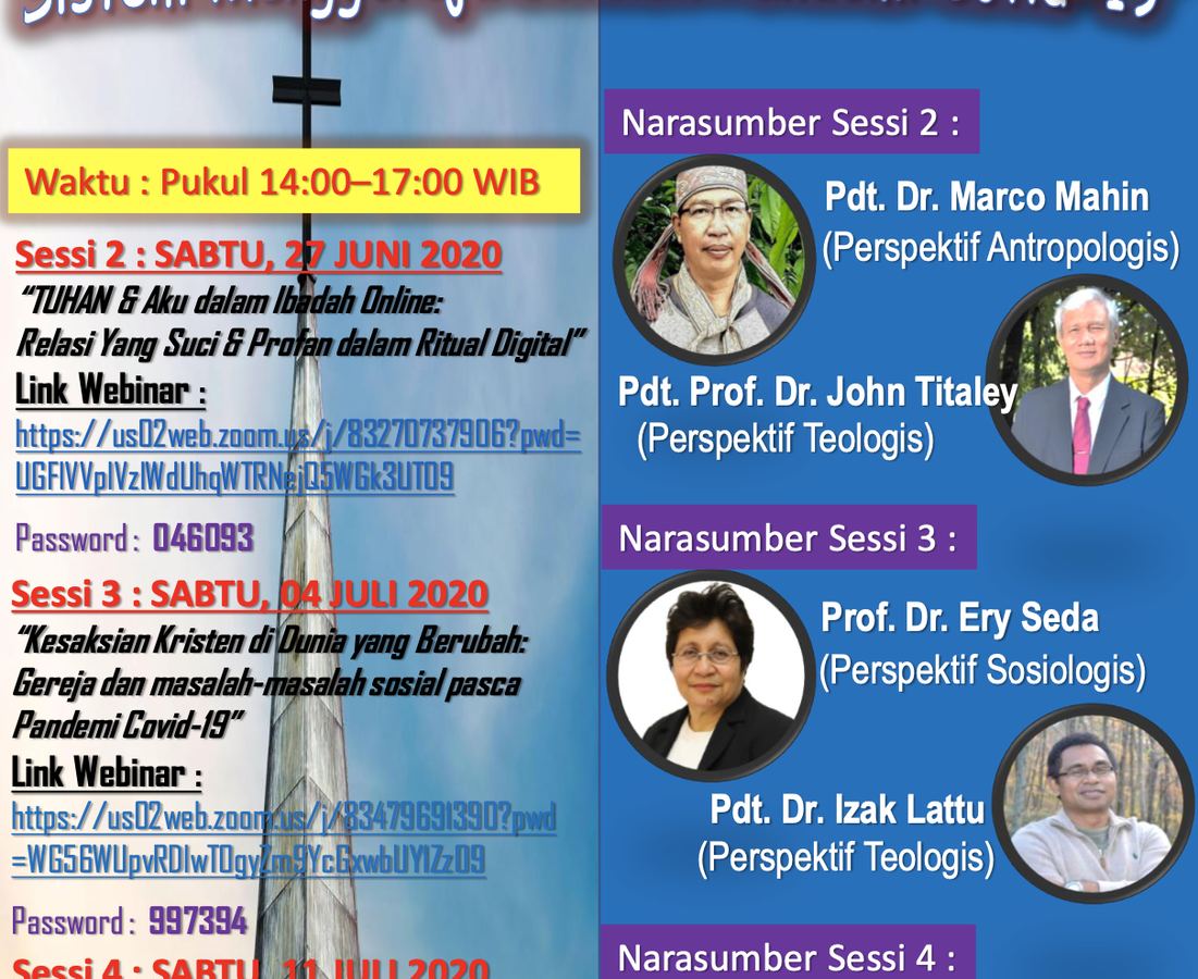 Undangan Seri Diskusi Daring