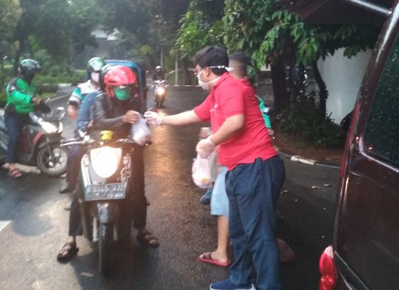 Satgas Covid-19 GPIB Berikan Tajil untuk Berbuka