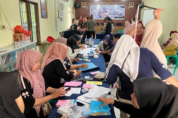 Aksi GPIB Lewat Cek Kesehatan Gratis di Desa Beringin Makmur, Riau