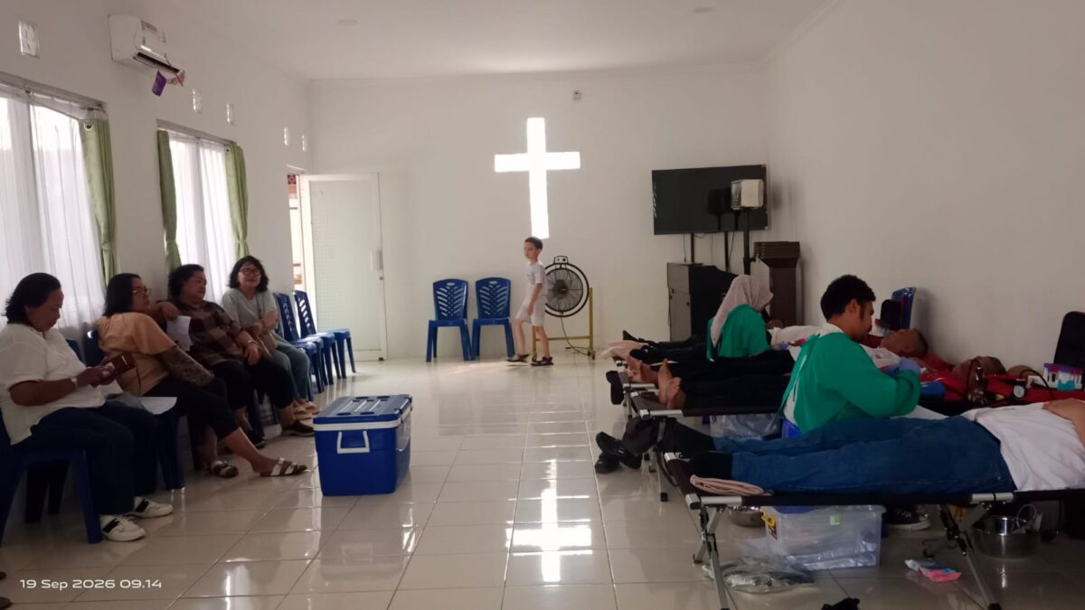75 Pendonor Berbagi Kehidupan bagi Sesama di GPIB Kinasih