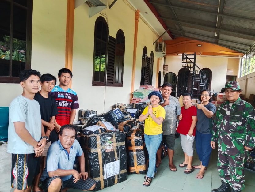 Bantuan Bencana dari CC MS GPIB Telah Tiba Lewat Kapal KKP