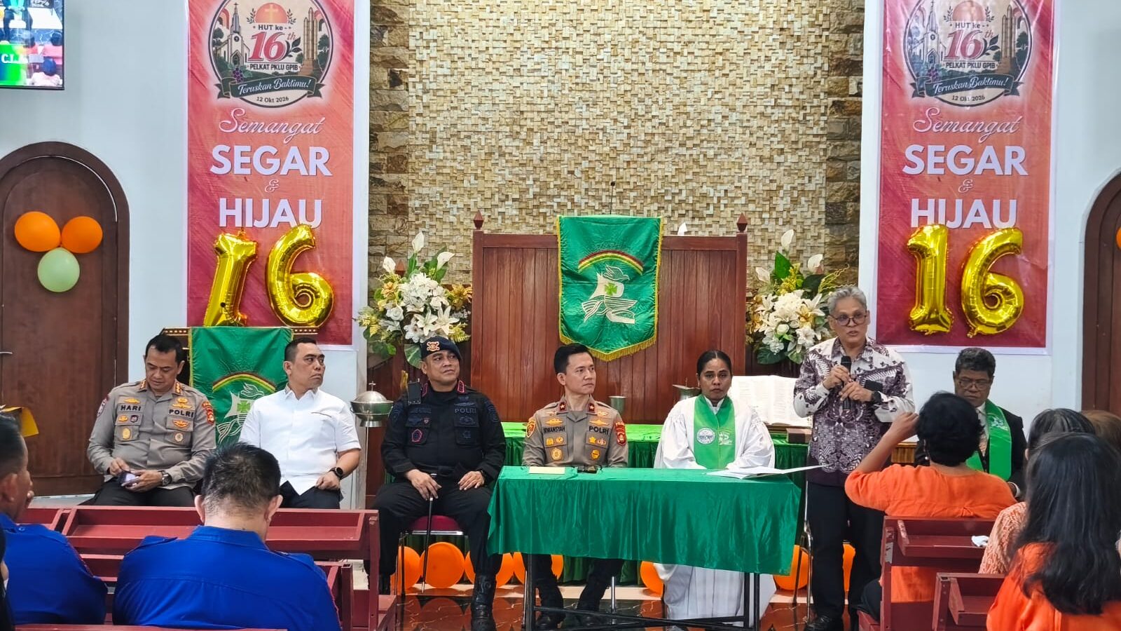 Wakapolda Sumsel Kunjungi GPIB Immanuel, Palembang