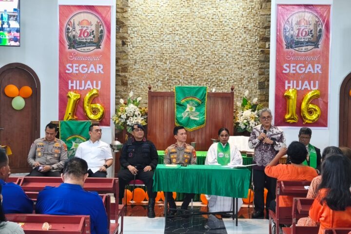 Wakapolda Sumsel Kunjungi GPIB Immanuel, Palembang